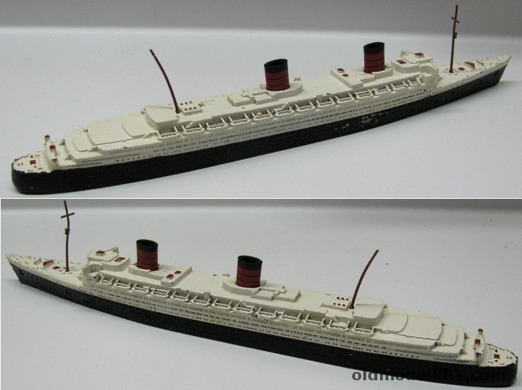 Tri-ang HMS Queen Elizabeth plastic model kit